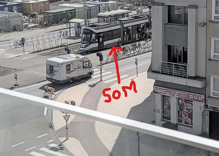 Sun South- Seaview-sea At 15meter-ostend Appartement