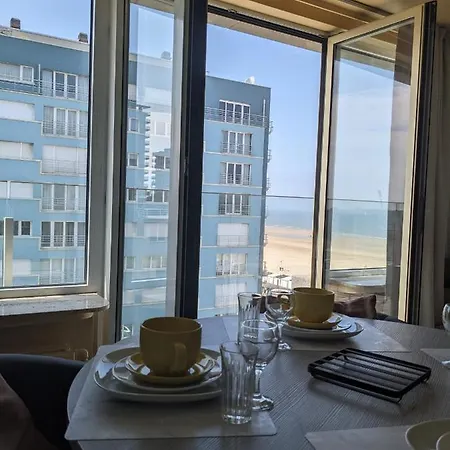 Sun South- Seaview-sea At 15meter-ostend 公寓